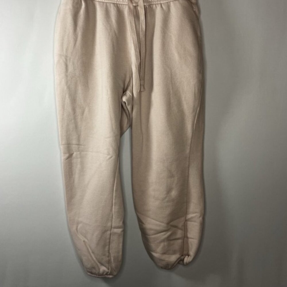 Pants Women Light Pink Sweatpants Joggers Elastic Waist Pull On